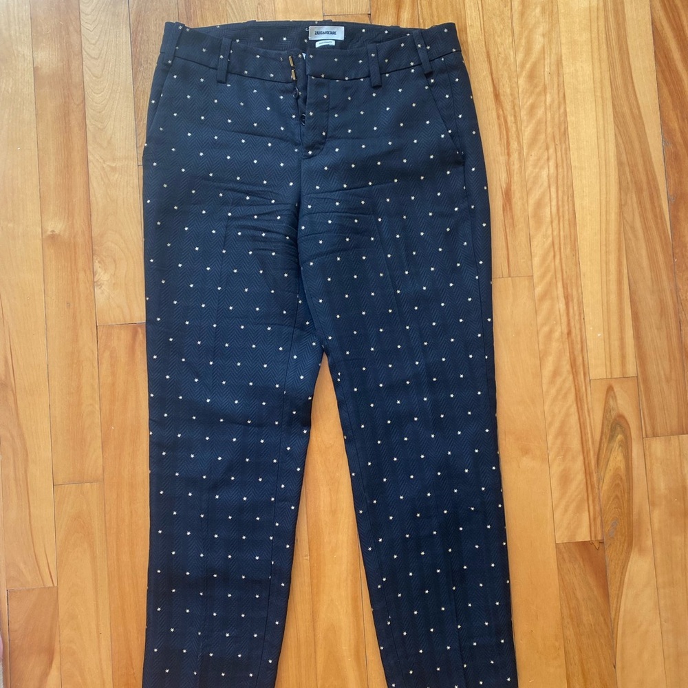 Black Polka Dot Pants